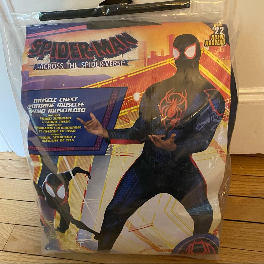 Marvel Spider-Man Across the Spider-Verse Boys Costume Black Red Blue